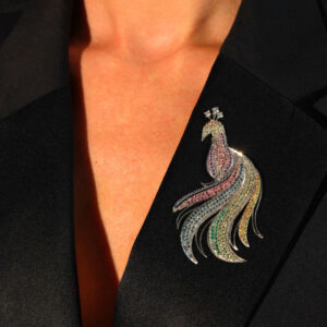 BROCHE PAVAO