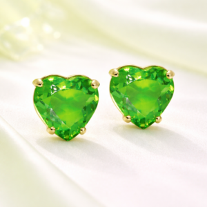BRINCO PERIDOTO CORACAO