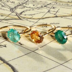 ANEL CITRINO OVAL TORTO - CITRINO OVAL OURO AMARELO 18K